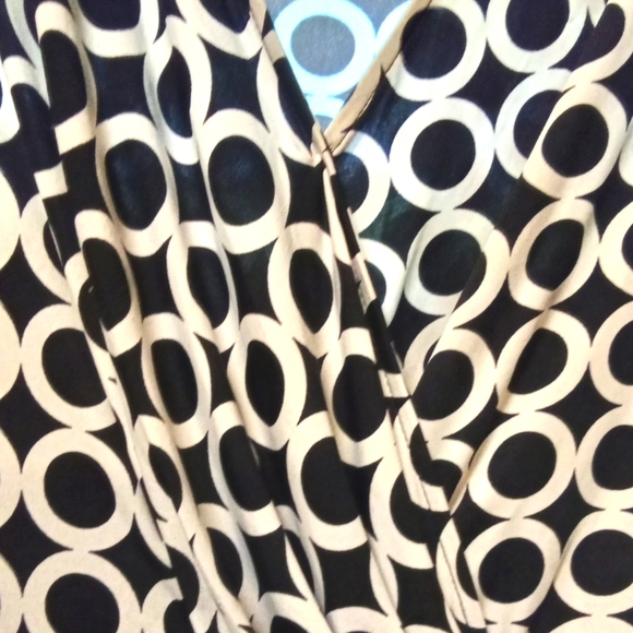 ILE Women black and white vintage dress - Picture 6 of 6